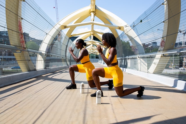 black women exercising